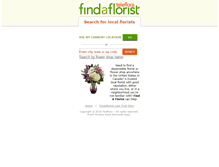 Tablet Screenshot of findaflorist.com